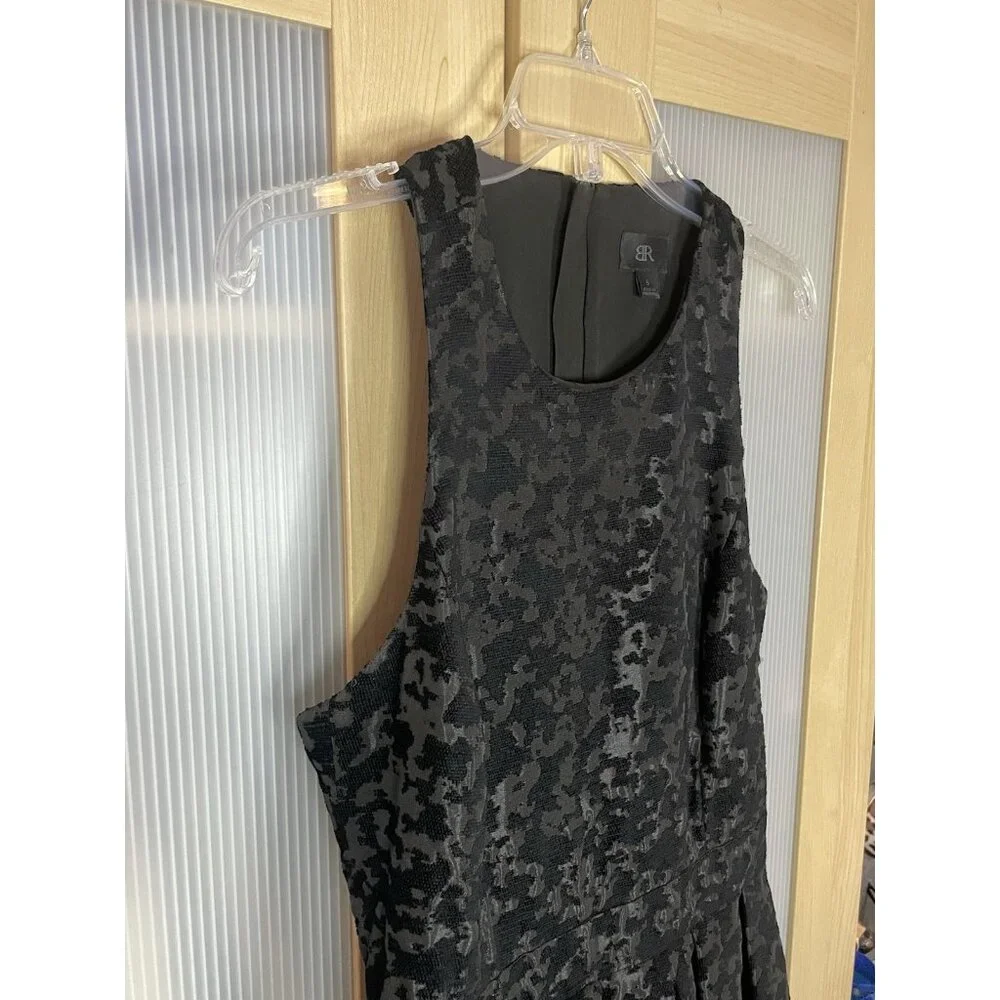 Banana Republic Racerback Fit-Flare‎ Dress Sz 6 Party Wedding Goth Pleated - Picture 3 of 7